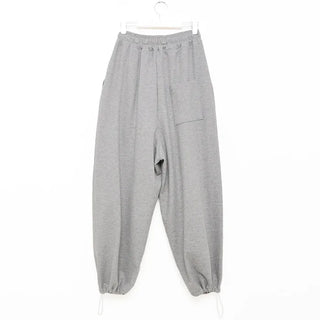 (Unisex) Two-pleat drawstring pants