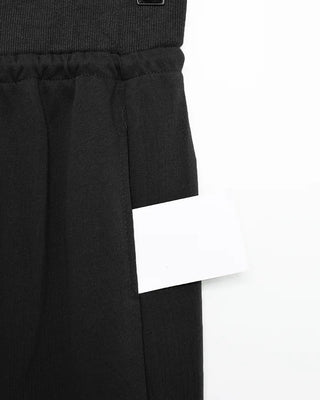 Elastic waist bootcut pants