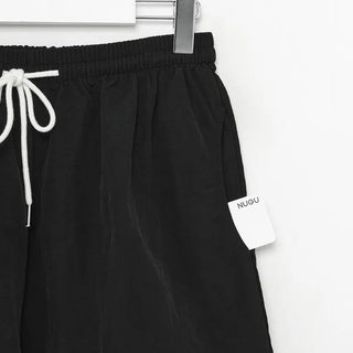 Nylon Banding Half Pants
