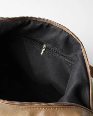 Leather Hobo Shoulder Bag