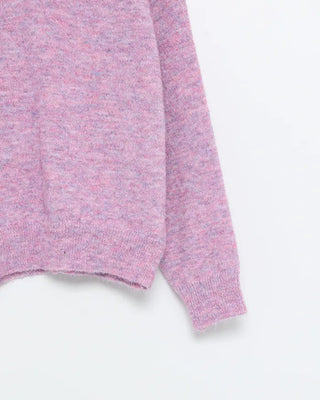 V-neck oversized knit