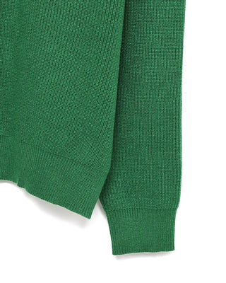 Half-neck zip-up collar knit