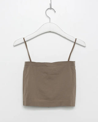 Cropped camisole bra top