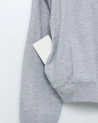 Studded Vintage Hooded Zip-Up