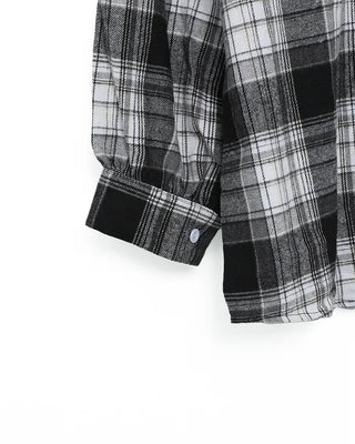 Loose-fit check shirt