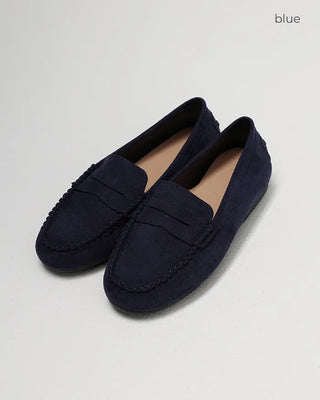 Suede loafers