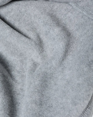Elastic waist fleece long skirt
