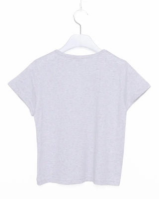 Modal cropped short-sleeved T-shirt