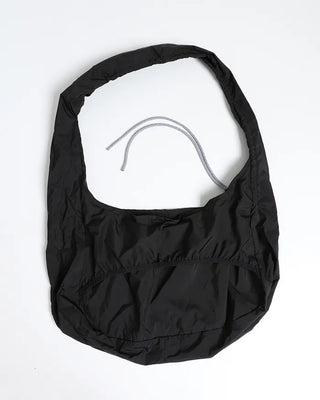 York flap nylon shoulder bag