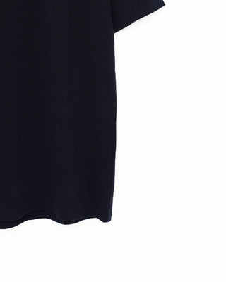 Round short-sleeved knit t-shirt