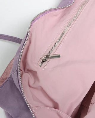 Nylon Multi-Square Tote Bag