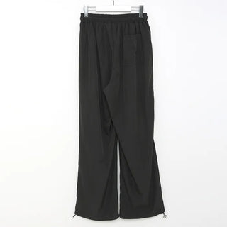 (Unisex) Drawstring Waist Rayon Pants