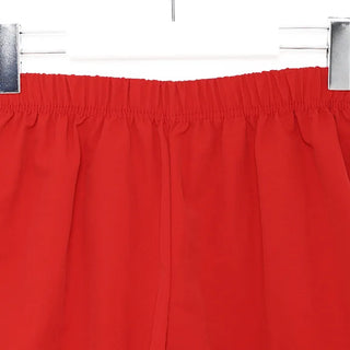 2-line elastic waist shorts