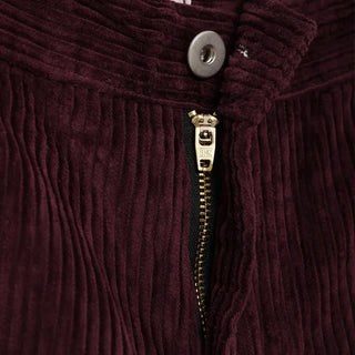 Corduroy wide-leg pants