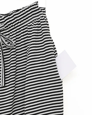 Asymmetrical Border T-shirt & Pants Set