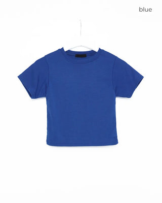 Cropped soft t-shirt