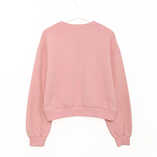 Front logo basic sweatshirt
