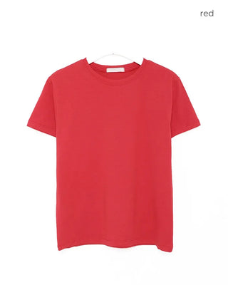 Round neck half-sleeve T-shirt
