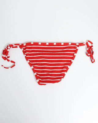 Bordered string bikini