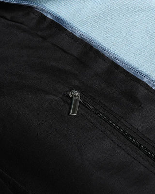 Denim Big Shoulder Tote Bag
