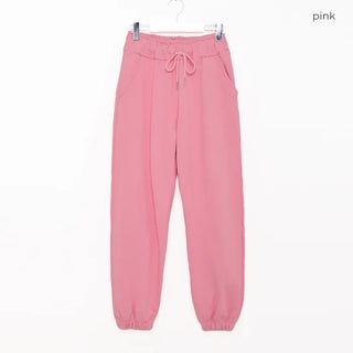 Basic color jogger pants