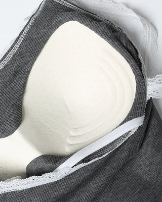 Lace button camisole