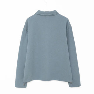 2-way zip knit cardigan