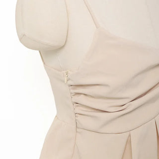 Asymmetrical Twist Bustier Blouse