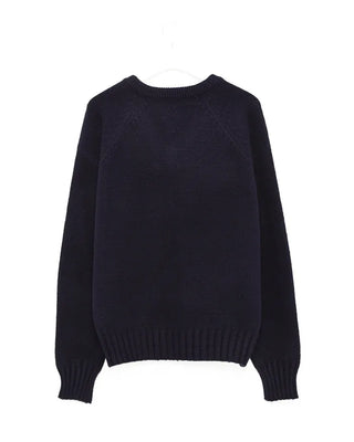 (Unisex) V-neck basic knit