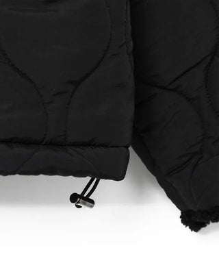 Wave quilted jacket