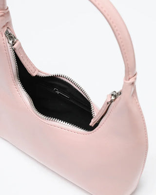 Double Zipper Mini Hobo Bag
