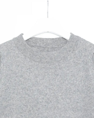 Puff Basic Round Neck Short Sleeve Knit