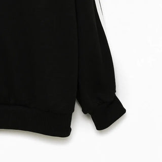 Double-line polo sweatshirt