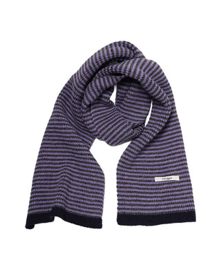 Bordered two-tone scarf
