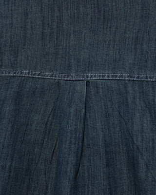 Denim shirt and skirt set