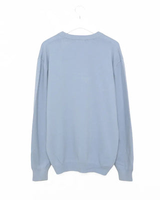 Simple V-neck knit