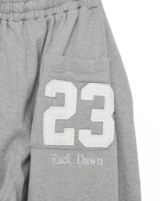 Back embroidered sweatpants