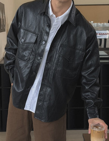 why leather shirt jacket