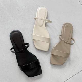 0304 Basic Strap Cushion Sandals (5 colors)