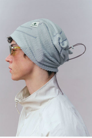 [Monterest] Fleece Beanie with Dual Track Drawstring