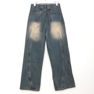 Wave Wash Vintage Denim Pants