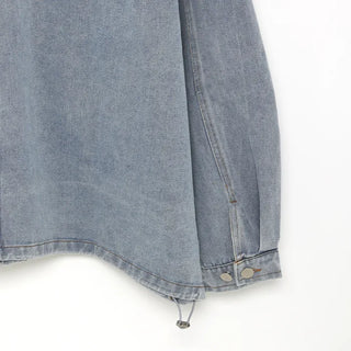 (Unisex) Out-pocket denim jacket