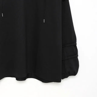 (Unisex) Loose Fit Hooded T-Shirt