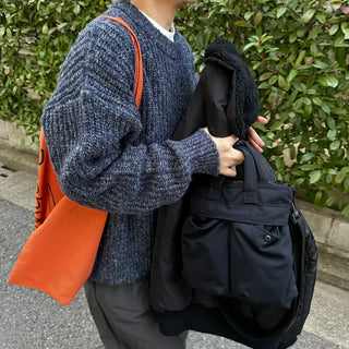 Melange Basic Round Knit