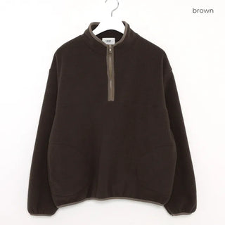 Basic fleece half-zip-up