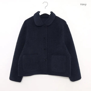 Bouclé detail soft jacket