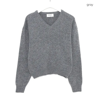 Alpaca Mix V-Neck Knit