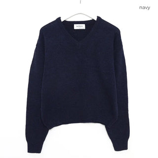 Alpaca Mix V-Neck Knit