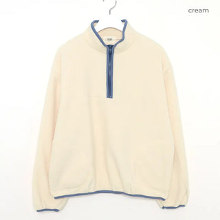 Basic fleece half-zip-up