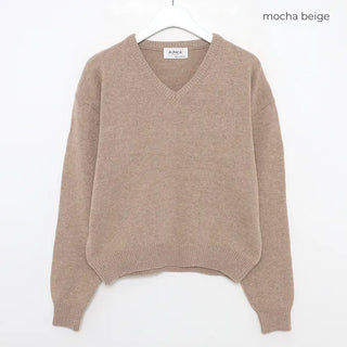 Alpaca Mix V-Neck Knit
